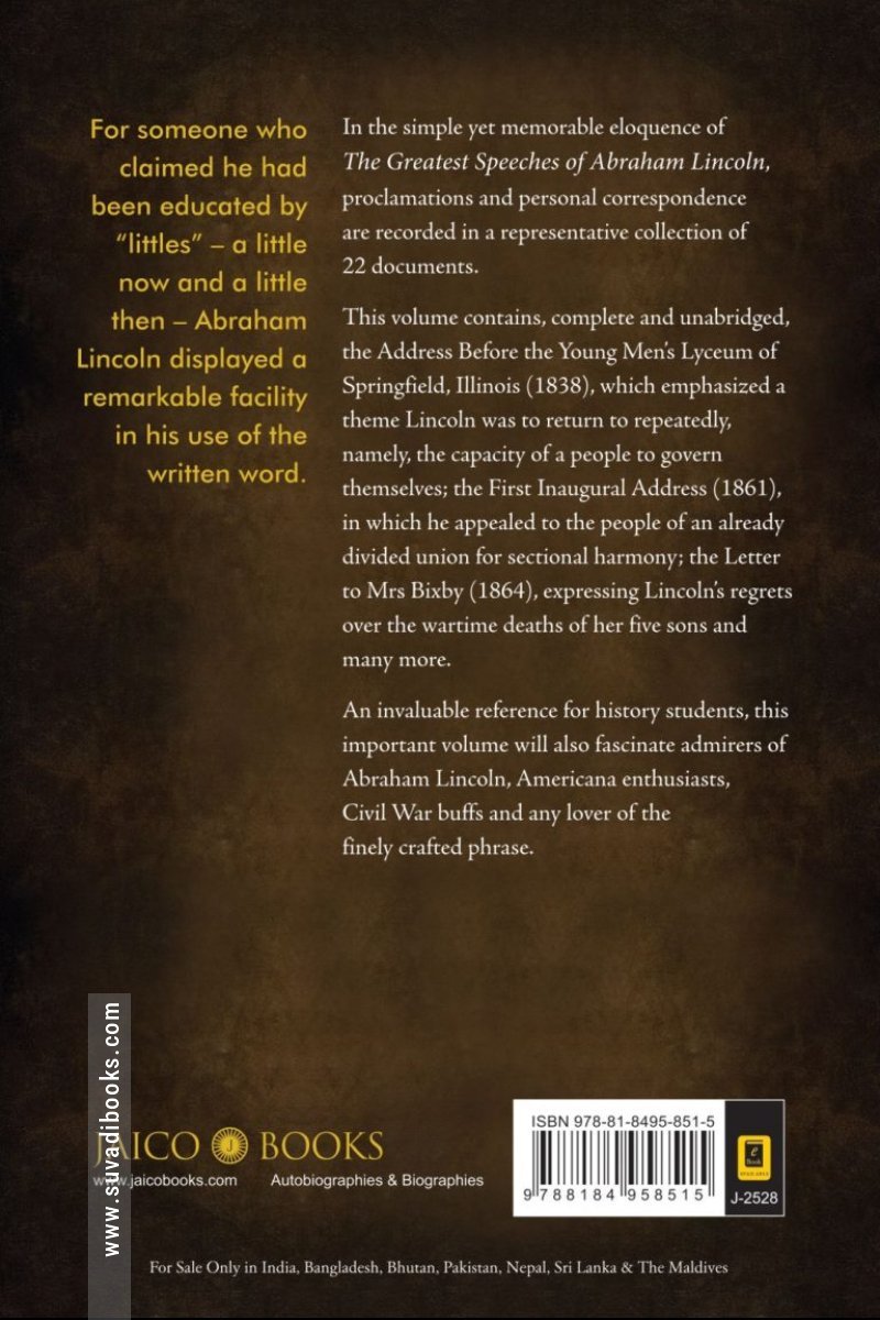 The Greatest Speeches of Abraham Lincoln