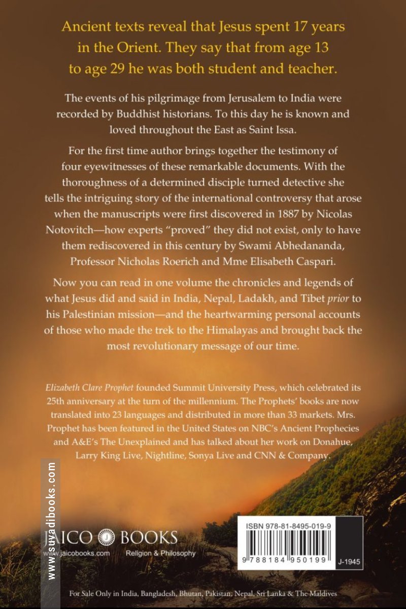 The Lost years of Jesus