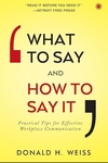 What to Say and How to Say It